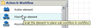 vCenter Orchestrator Workflow element